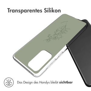 iMoshion Design Hülle für das Samsung Galaxy A33 - Floral Green