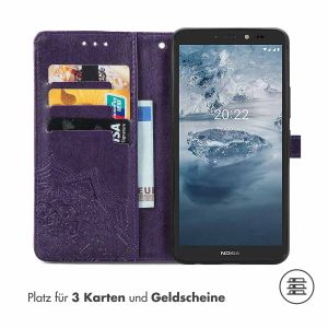 iMoshion Mandala Klapphülle für das Nokia C2 2nd Edition - Violett