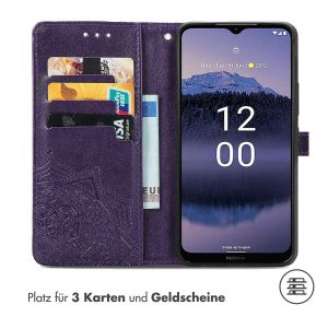 iMoshion Mandala Klapphülle für das Nokia G11 Plus - Violett