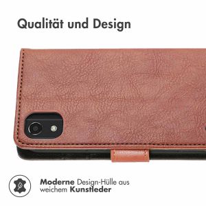 iMoshion Luxuriöse Klapphülle für das Nokia C2 2nd Edition - Braun