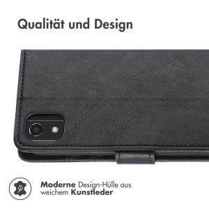 iMoshion Luxuriöse Klapphülle für das Nokia C2 2nd Edition - Schwarz