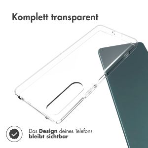 Accezz TPU Clear Cover für das Sony Xperia 5 IV - Transparent