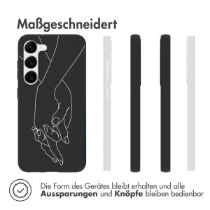 iMoshion Design Hülle für das Samsung Galaxy S23 - Holding Hands Black
