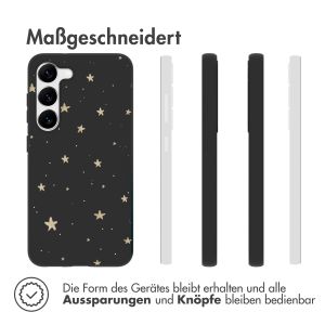 iMoshion Design Hülle für das Samsung Galaxy S23 Plus - Sterne / Schwarz