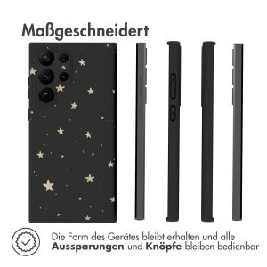 iMoshion Design Hülle für das Samsung Galaxy S23 Ultra - Sterne / Schwarz