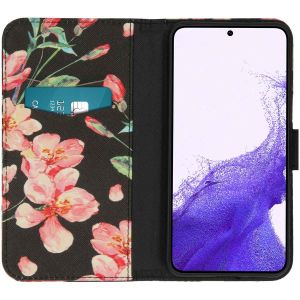 iMoshion Design TPU Klapphülle für das Samsung Galaxy S23 - Blossom Black