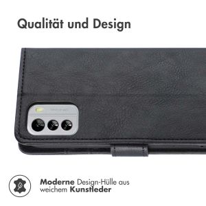 iMoshion Luxuriöse Klapphülle für das Nokia G60 - Schwarz