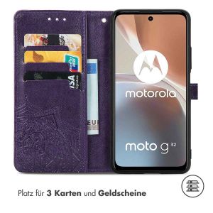 iMoshion Mandala Klapphülle für das Motorola Moto G32 - Violett