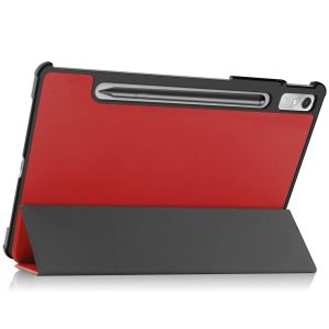 iMoshion Trifold Klapphülle für das Lenovo Tab P11 Pro (2nd gen) - Rot