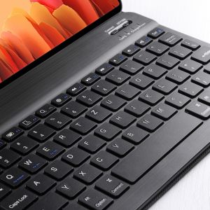 Accezz QWERTZ Bluetooth Keyboard Klapphülle Samsung Galaxy Tab A7