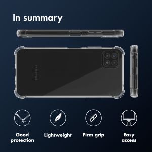 iMoshion Shockproof Case Samsung Galaxy A22 (5G) - Transparent