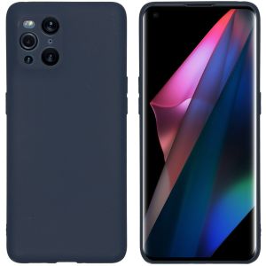 iMoshion Color TPU Hülle Oppo Find X3 Pro 5G - Dunkelblau