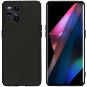 iMoshion Color TPU Hülle Oppo Find X3 Pro 5G - Schwarz