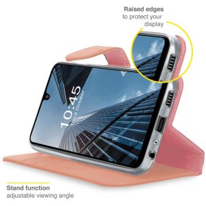 Accezz Wallet TPU Klapphülle für Samsung Galaxy A22 (5G) - Roségold