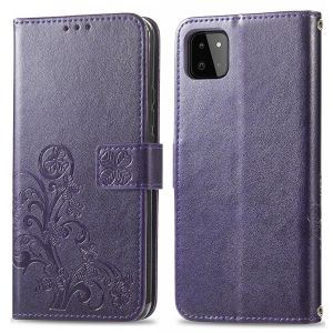 iMoshion Kleeblumen Klapphülle Samsung Galaxy A22 (5G) - Violett