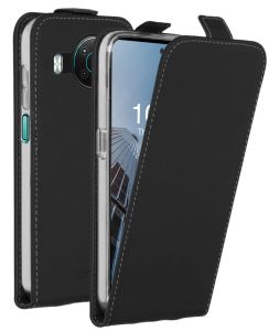 Accezz Flip Case für das Nokia X10 / X20 - Schwarz