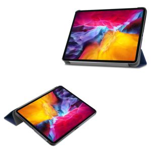 iMoshion Trifold Klapphülle für das iPad Pro 11 (2018 - 2022) - Dunkelblau