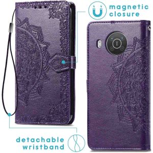 iMoshion Mandala Klapphülle Nokia X10 / X20 - Violett