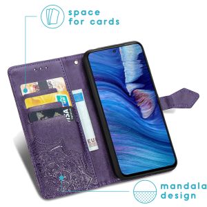 iMoshion Mandala Klapphülle Xiaomi Redmi Note 10 (5G) - Violett