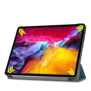 iMoshion Trifold Klapphülle für das iPad Pro 11 (2018 - 2022) - Dunkelgrün