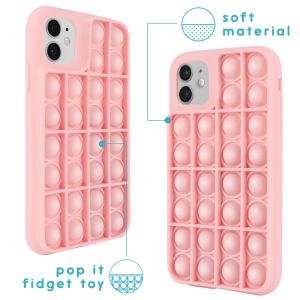 iMoshion Pop It Fidget Toy - Pop It Hülle iPhone 12 (Pro) - Rosa