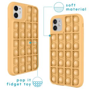 iMoshion Pop It Fidget Toy - Pop It Hülle iPhone 12 (Pro) - Gold
