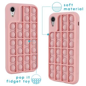 iMoshion Pop It Fidget Toy - Pop It Hülle iPhone Xr - Rosa