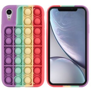 iMoshion Pop It Fidget Toy - Pop It Hülle iPhone Xr - Rainbow