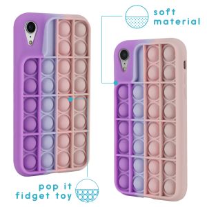 iMoshion Pop It Fidget Toy - Pop It Hülle iPhone Xr - Multicolor