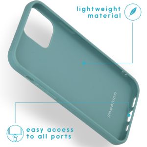 iMoshion Color TPU Hülle für das iPhone 12 (Pro) - Dunkelgrün