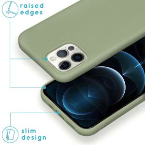 iMoshion Color TPU Hülle für das iPhone 12 (Pro) - Olive Green