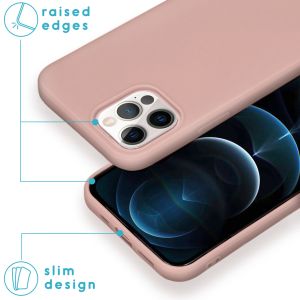 iMoshion Color TPU Hülle für das iPhone 12 (Pro) - Dusty Pink