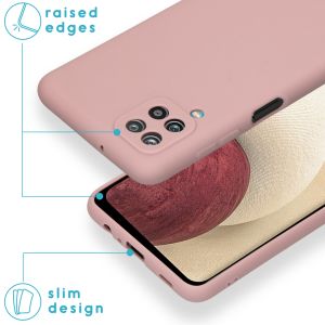 iMoshion Color TPU Hülle für das Samsung Galaxy A12 - Dusty Pink