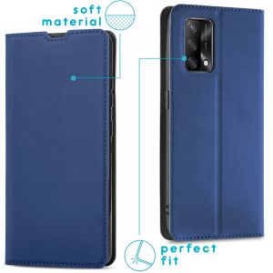 iMoshion Slim Folio Klapphülle Oppo A74 (4G) - Blau