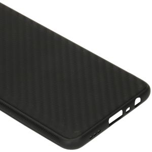 Carbon-Hülle für das Oppo A74 (4G) - Schwarz
