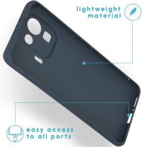 iMoshion Color TPU Hülle für das Xiaomi Mi 11 Pro - Dunkelblau