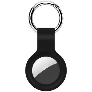 iMoshion ﻿Liquid Silicone Keychain Case Apple AirTag - Schwarz