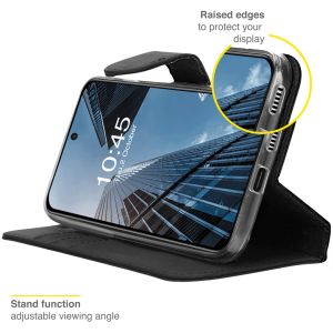 Accezz Wallet TPU Klapphülle für das Samsung Galaxy S21 FE - Schwarz