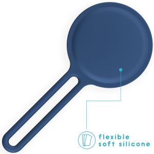 iMoshion ﻿Liquid Silicone Strap Case Apple AirTag - Blau