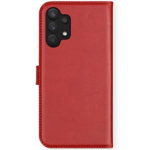 Selencia Echtleder Klapphülle Samsung Galaxy A32 (5G) - Rot