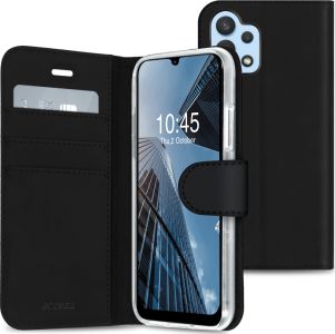 Accezz Wallet TPU Booklet für das Samsung Galaxy A32 (4G) - Schwarz