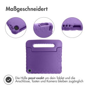iMoshion Hülle mit Handgriff kindersicher Galaxy Tab A7 Lite -Violett