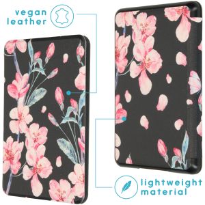 iMoshion Design Slim Hard Case Sleepcover für das Amazon Kindle Paperwhite 4 - Blossom