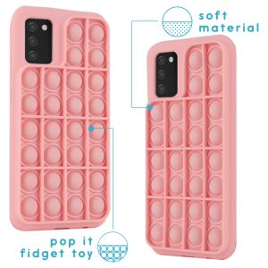 iMoshion Pop It Fidget Toy - Pop It Hülle Samsung Galaxy A02s - Rosa
