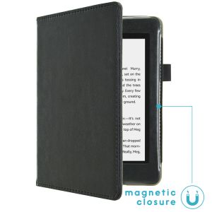 iMoshion Vegan Leather Klapphülle Amazon Kindle Paperwhite 4 - Schwarz