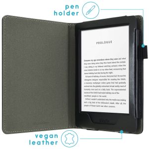 iMoshion Vegan Leather Klapphülle Amazon Kindle 10 - Schwarz