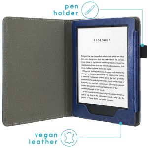 iMoshion Vegan Leather Klapphülle Amazon Kindle 10 - Dunkelblau