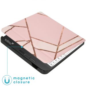 iMoshion Design Slim Hard Sleepcover mit Stand für das Tolino Vision 5 -Pink Graphic