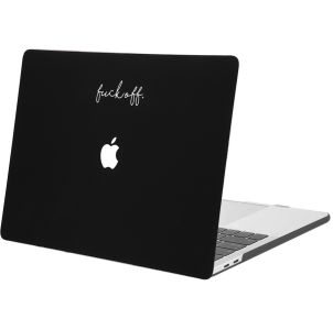iMoshion Design Laptop Cover für das MacBook Pro 15 Zoll (2016-2019) - A1707 / A1990 - Fuck Off