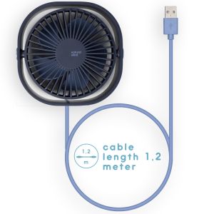 iMoshion USB Schreibtischventilator - Blau